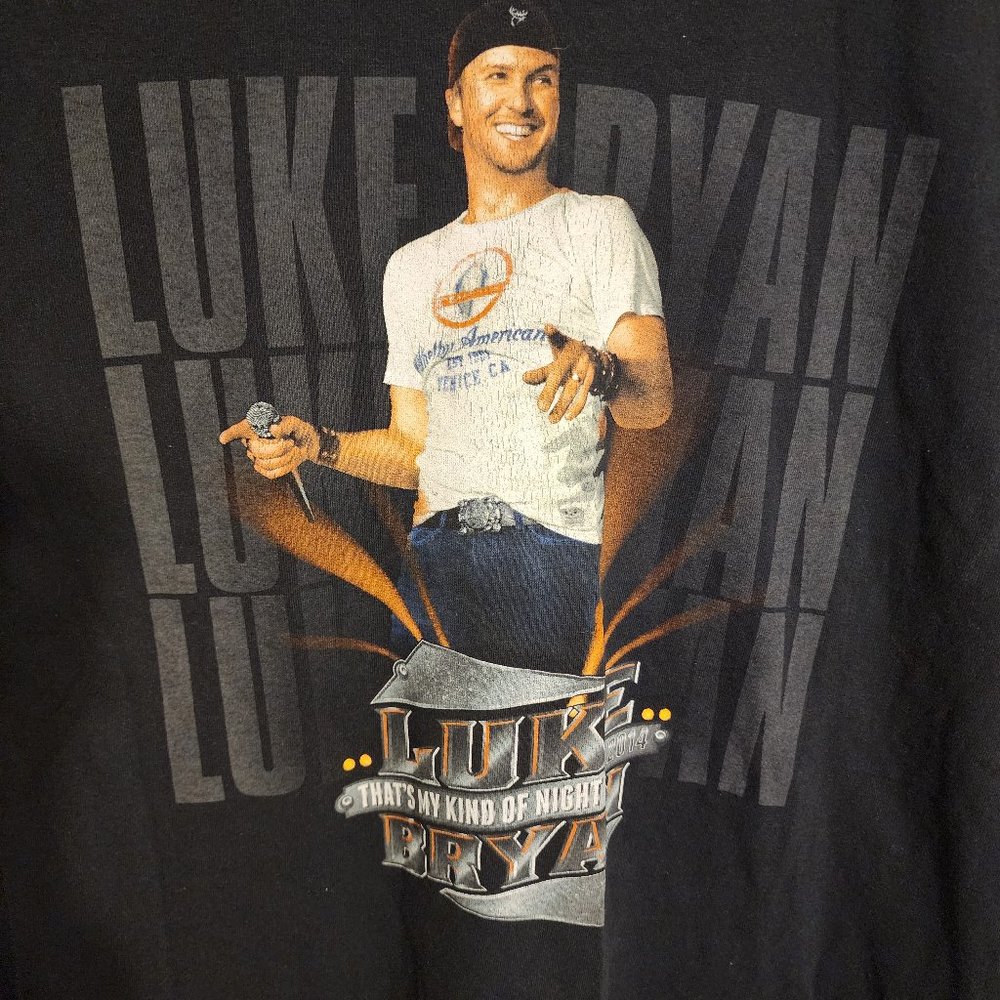 Luke Bryan Concert T-Shirt (That's My Kind of Night Tour 2014)